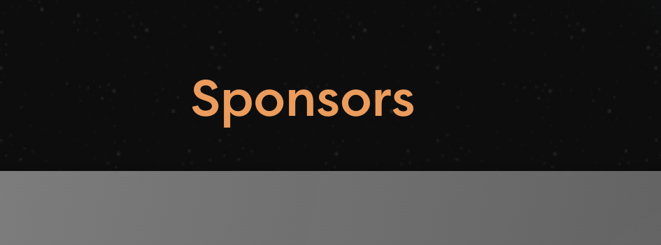 sponsors section