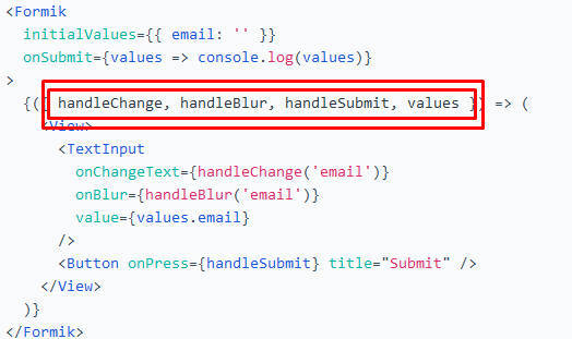 screenshot JSX structure