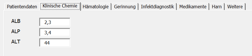 userform clinchem