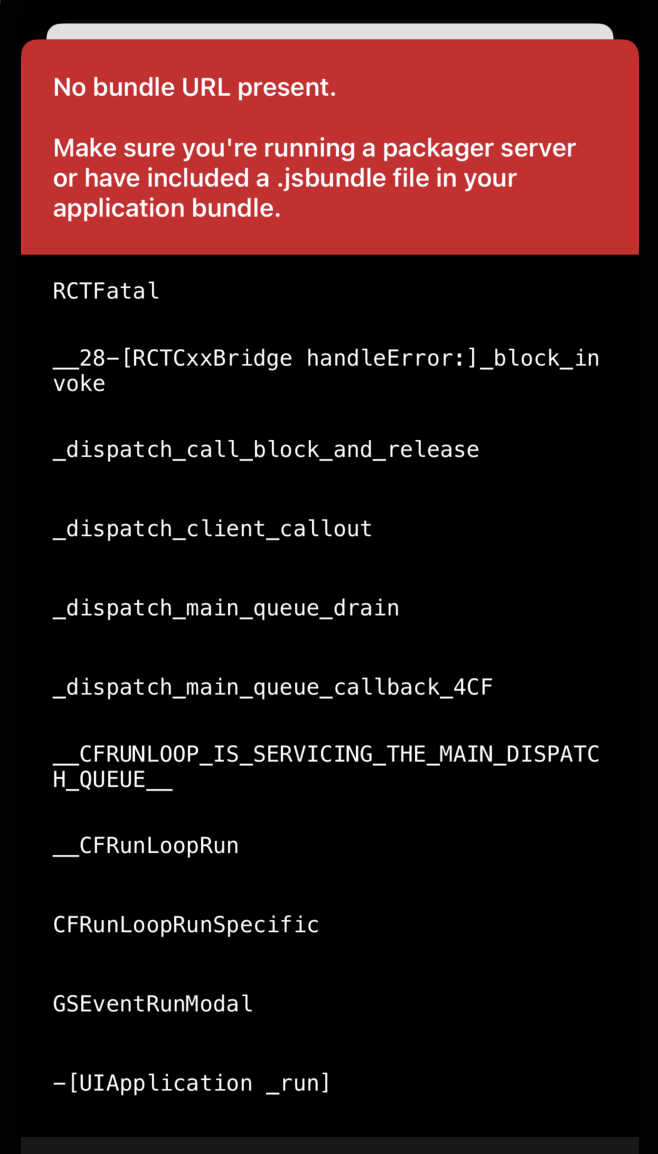 NoBundleURLError