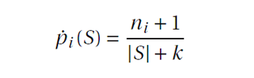 Laplace smoothing