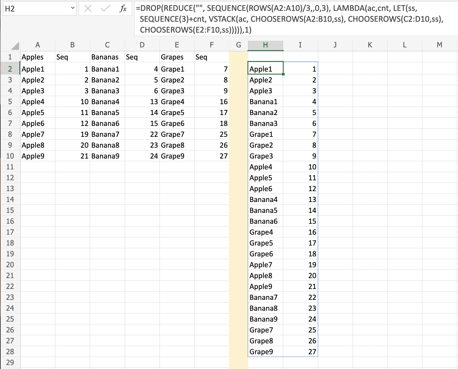 sample output file