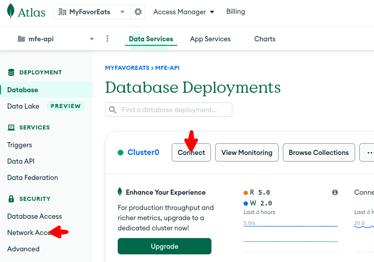 atlas web console