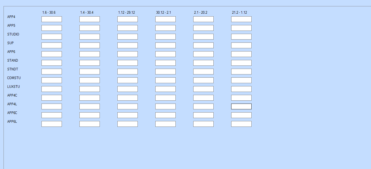 PriceList