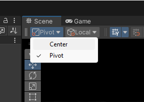 Tool handle position dropdown