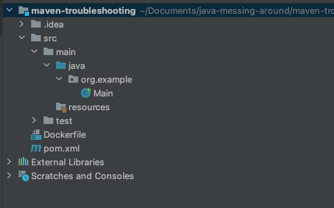 local repo layout