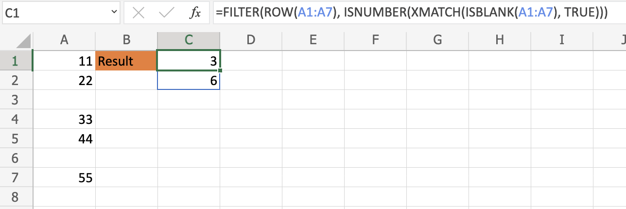 sample output file