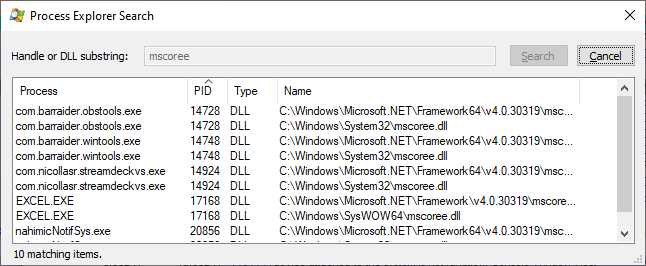 Example for mscoree