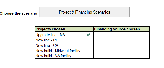 Scenario Options and Userform Output Cells