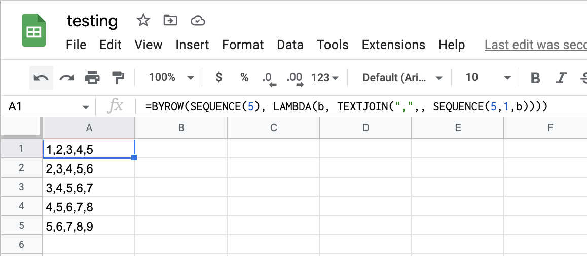 Gsheet output