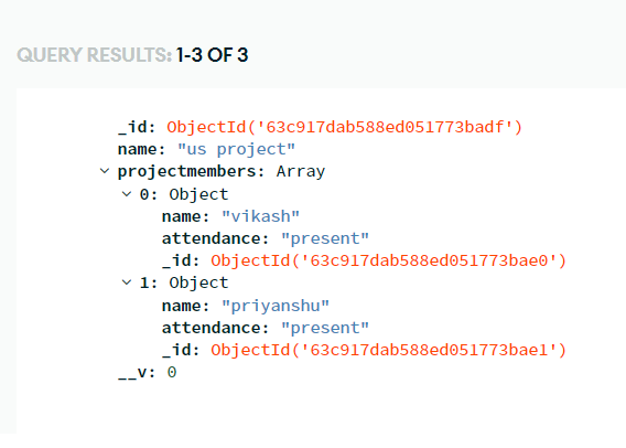 Database structure