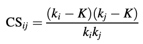 C score equation