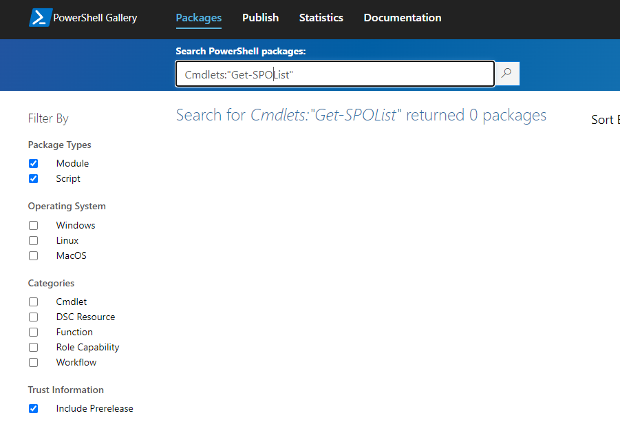 powershellgallery results