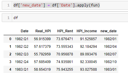 Sample output