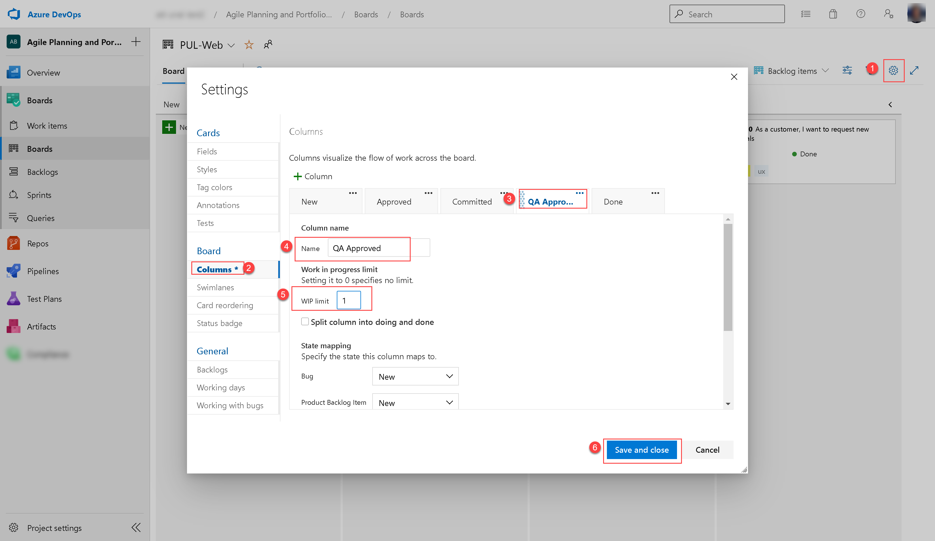 Azure boards from Microsoft docs