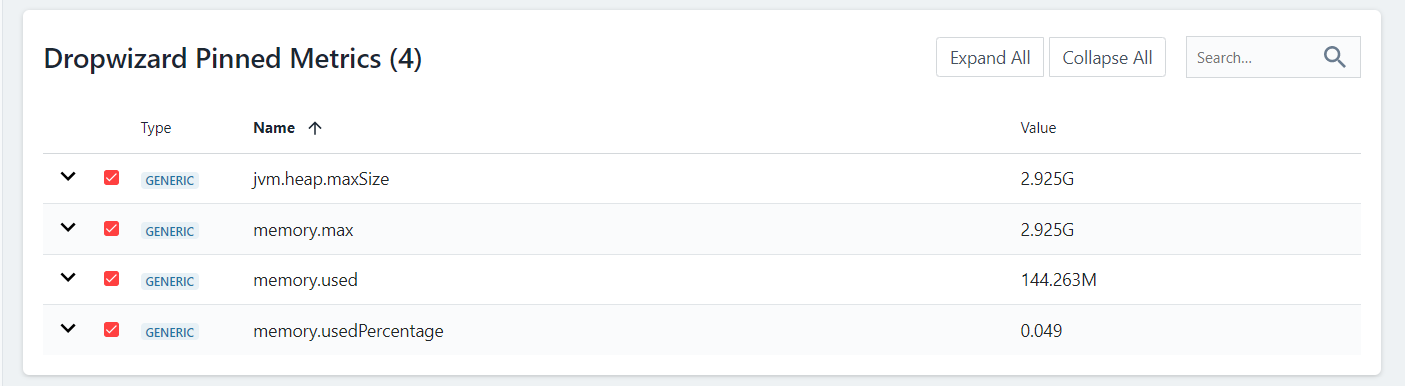 JVM memory configs