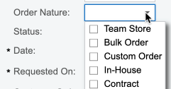 Checkboxes in field