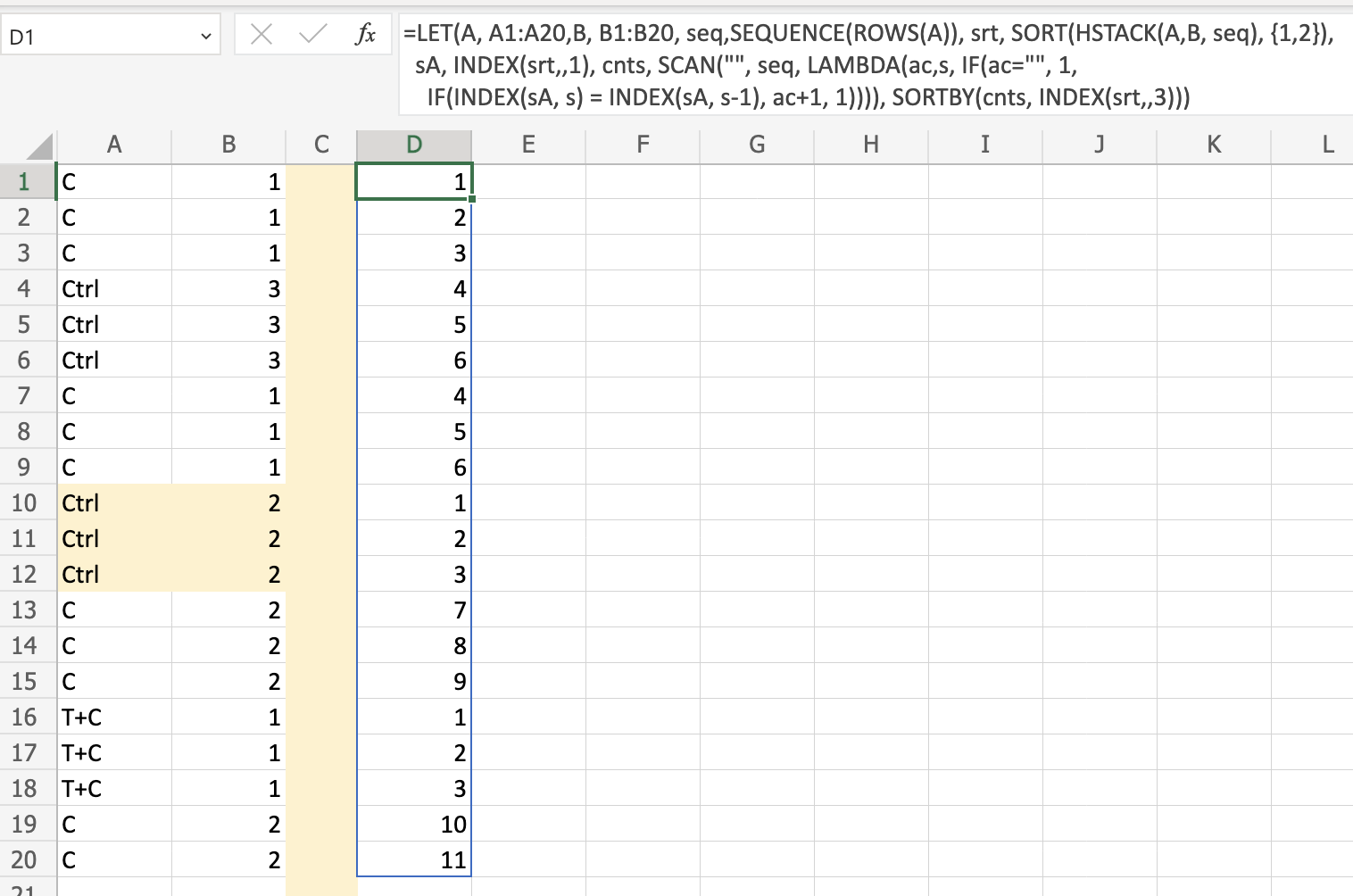 output formula 2