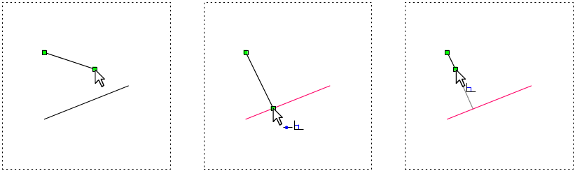 Snap operation indicators