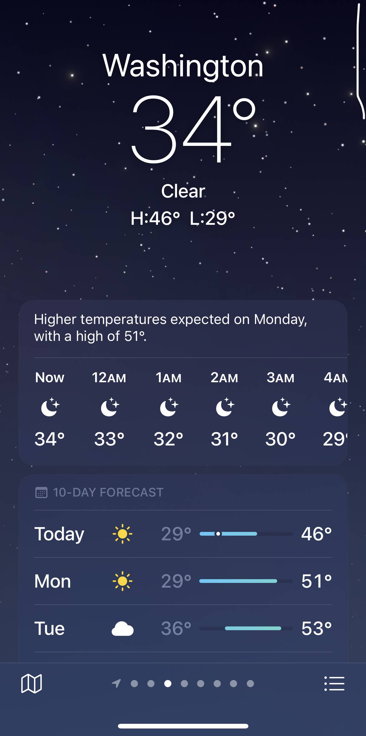 Apple Weather App