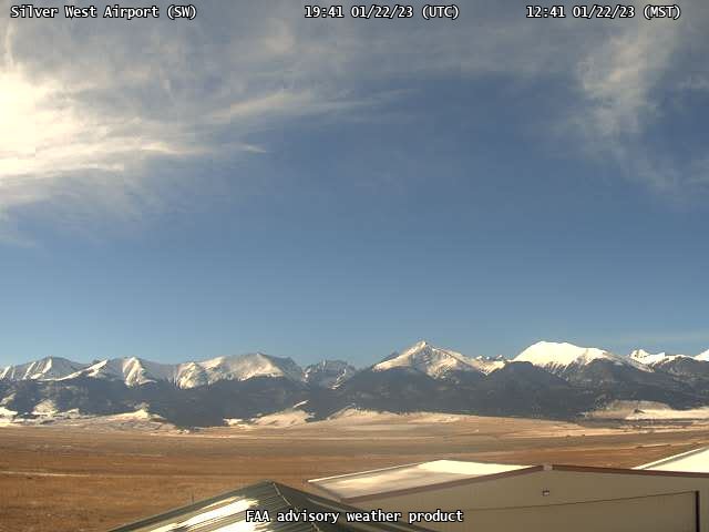 mountain field snow airport