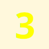 Image with a yellow 3