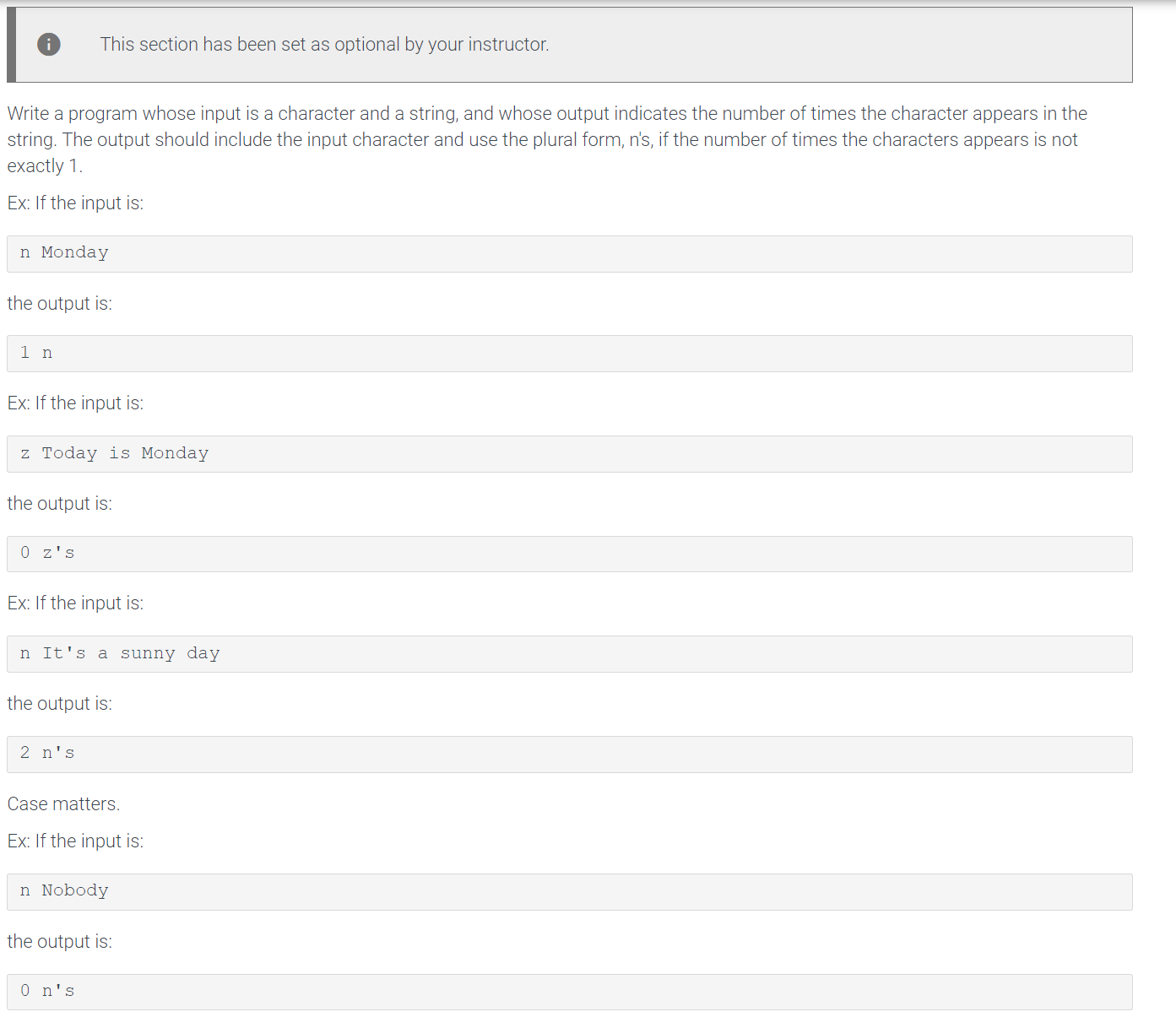 Image that show the question with test cases